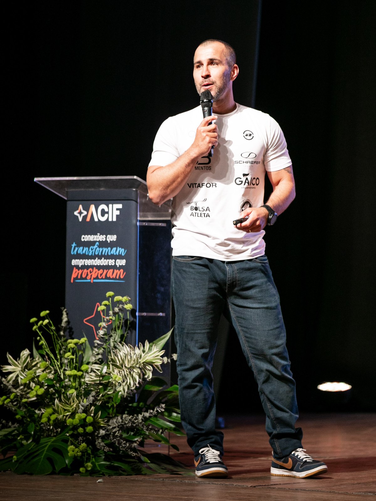 Bruno Fontes no palco